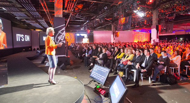 Digital newfront general session and AV production