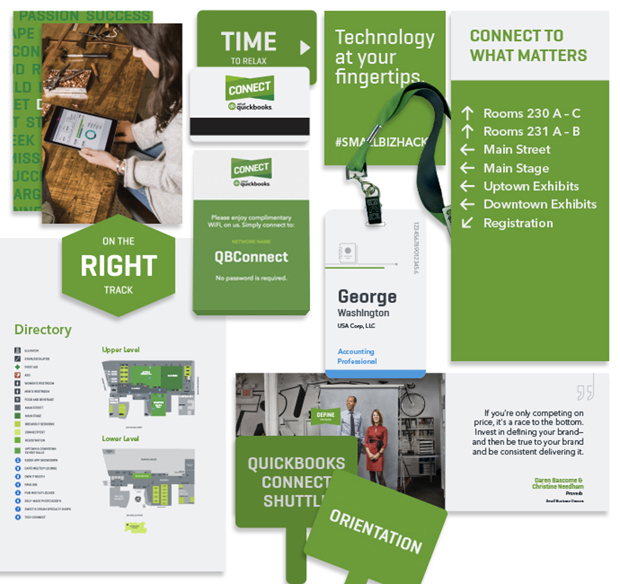 Branding design for Quickbooks conference